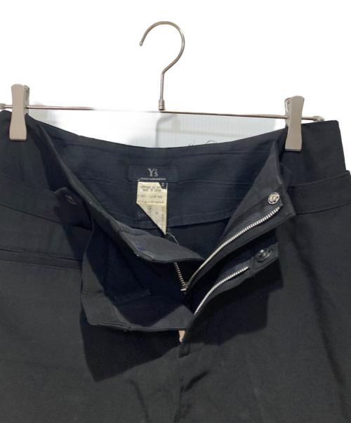 Y's（ワイズ）Y's (ワイズ) スカートドッキングスラックス ブラック サイズ:2の古着・服飾アイテム
