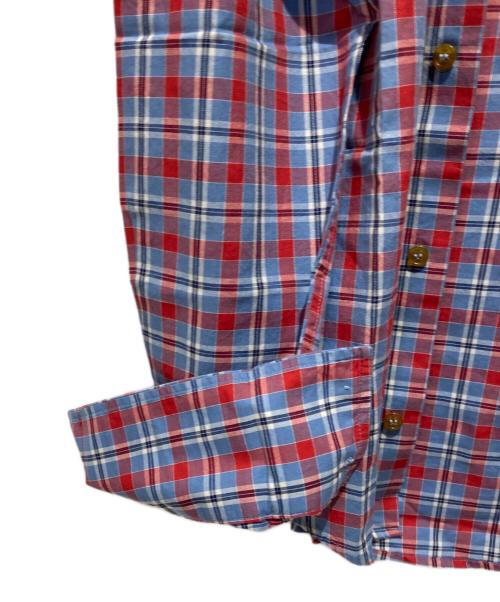 Vivienne Westwood man（ヴィヴィアン ウェストウッド マン）Vivienne Westwood man (ヴィヴィアン ウェストウッド マン) チェックシャツ レッド×ブルー サイズ:44の古着・服飾アイテム