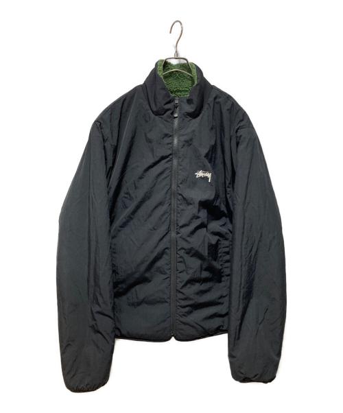 stussy（ステューシー）stussy (ステューシー) フリースジャケット グリーン サイズ:Ｌの古着・服飾アイテム