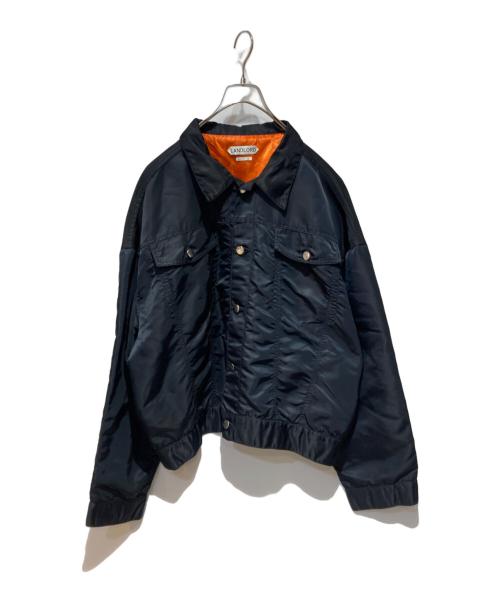 LANDLORD（ランドロード）LANDLORD (ランドロード) ナイロントラッカージャケット ネイビー サイズ:Mの古着・服飾アイテム