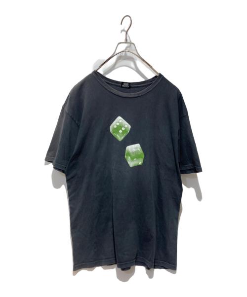 stussy（ステューシー）stussy (ステューシー) dice tシャツ ブラック サイズ:Ｌの古着・服飾アイテム