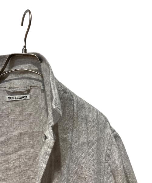 OUR LEGACY（アワーレガシー）OUR LEGACY (アワーレガシー) BOX SHIRT SHORTSLEEVE グレー サイズ:44の古着・服飾アイテム