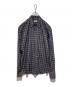 DRIES VAN NOTEN（ドリスヴァンノッテン）の古着「チェックシャツ」｜ブラウン