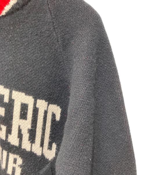 Hysteric Glamour（ヒステリックグラマー）Hysteric Glamour (ヒステリックグラマー) SUPER HYSジャカード オーバーサイズジャンパー ブラック サイズ:FREEの古着・服飾アイテム