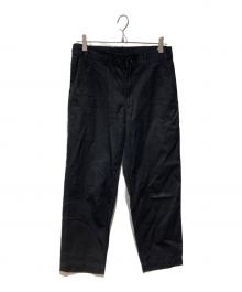 COMME des GARCONS HOMME DEUX（コムデギャルソン オム ドゥ）の古着「テーパードパンツ」｜ブラック