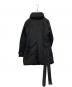 BURBERRY LONDON (バーバリーロンドン) ベルテッドハイネックダウンコート ブラック×ベージュ サイズ:38：15000円