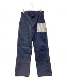 USED（ユーズド）の古着「1950'S VINTAGE LAPD PRISONER DENIM PANTS」｜インディゴ
