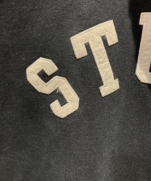 stussy（ステューシー）stussy (ステューシー) アーチロゴジップパーカー ブラック サイズ:Ｌの古着・服飾アイテム