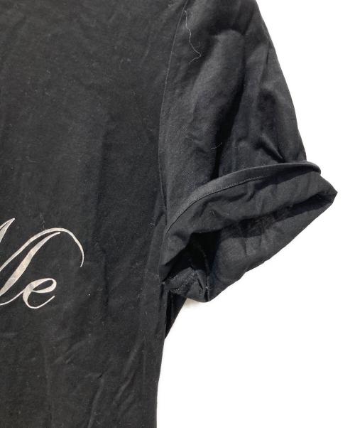 Christian Dior（クリスチャン ディオール）Christian Dior (クリスチャン ディオール) 03ss FOLLOW ME プリントTシャツ ブラック サイズ:Mの古着・服飾アイテム
