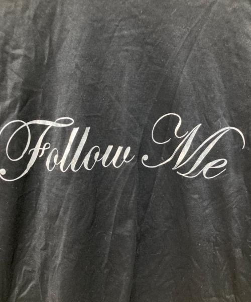 Christian Dior（クリスチャン ディオール）Christian Dior (クリスチャン ディオール) 03ss FOLLOW ME プリントTシャツ ブラック サイズ:Mの古着・服飾アイテム