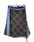MIU MIU (ミュウミュウ) チェックスカート ブルー×ブラウン サイズ:38：18000円