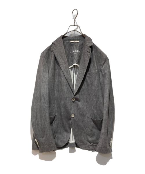 CIRCOLO 1901（チルコロ1901）Circolo 1901 (チルコロ1901) テーラードジャケット グレー サイズ:50の古着・服飾アイテム