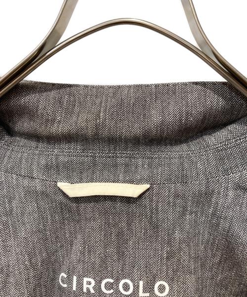 CIRCOLO 1901（チルコロ1901）Circolo 1901 (チルコロ1901) テーラードジャケット グレー サイズ:50の古着・服飾アイテム
