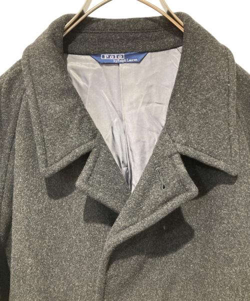 POLO RALPH LAUREN（ポロ・ラルフローレン）POLO RALPH LAUREN (ポロ・ラルフローレン) ウールコート ブラック サイズ:LLの古着・服飾アイテム
