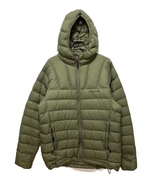 MARMOT（マーモット）MARMOT (マーモット) Lance Down Hoodie グリーン サイズ:Lの古着・服飾アイテム