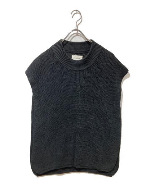 MARKAWARE（マーカウェア）MARKAWARE (マーカウェア) コットンヘンプベスト ブラック サイズ:2の古着・服飾アイテム