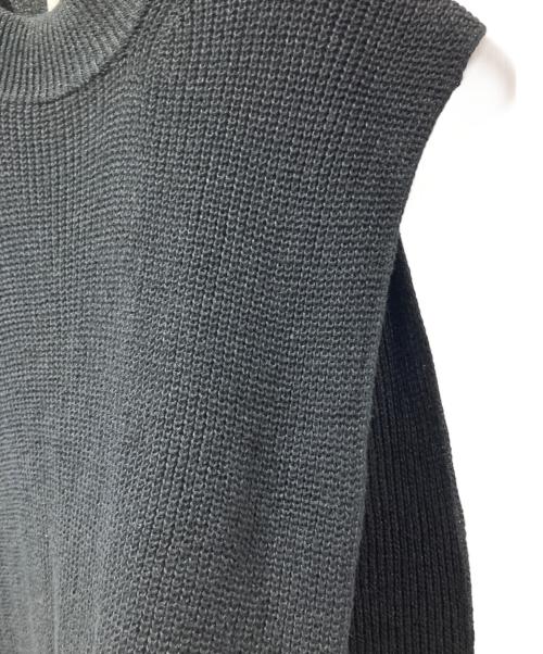 MARKAWARE（マーカウェア）MARKAWARE (マーカウェア) コットンヘンプベスト ブラック サイズ:2の古着・服飾アイテム