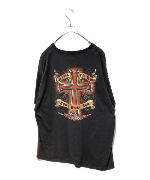 DELTA（デルタ）DELTA (デルタ) プリントTシャツ ブラック サイズ:2XLの古着・服飾アイテム