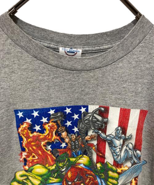 DELTA（デルタ）DELTA (デルタ) プリントTシャツ グレー サイズ:Ｌの古着・服飾アイテム