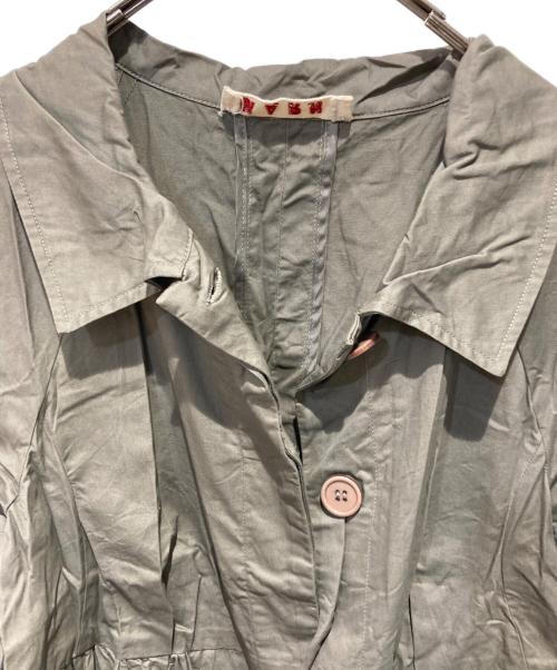 MARNI（マルニ）MARNI (マルニ) サファリシャツワンピース グレー サイズ:36の古着・服飾アイテム