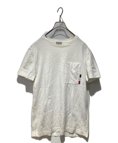 MONCLER（モンクレール）MONCLER (モンクレール) MAGLIA T-SHIRT ホワイト サイズ:Mの古着・服飾アイテム