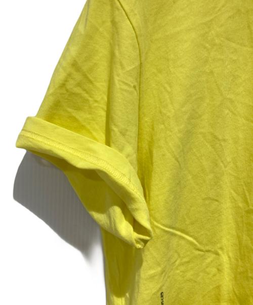 MONCLER（モンクレール）MONCLER (モンクレール) FRAGMENT DESIGN (フラグメントデザイン) MAGLIA T-SHIRT イエロー サイズ:Sの古着・服飾アイテム