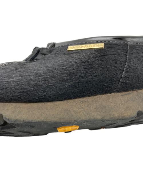 CLARKS（クラークス）CLARKS (クラークス) ATMOS (アトモス) BlackEyePatch (ブラックアイパッチ) Wallabee Black Hair ブラック サイズ: 27cmの古着・服飾アイテム