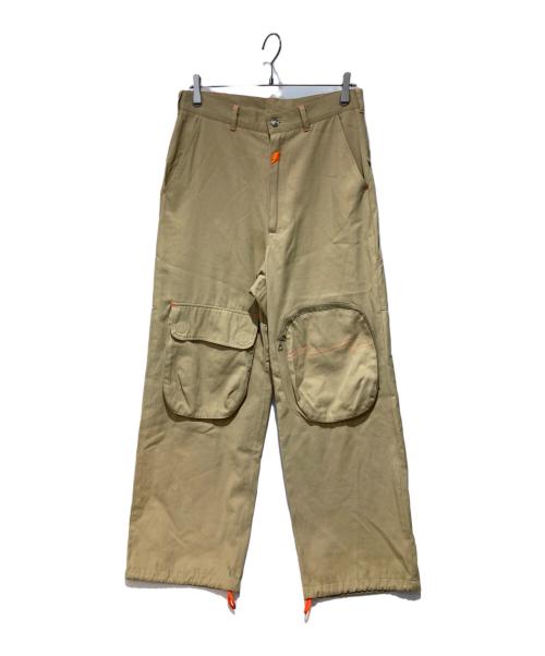 WALTER VAN BEIRENDONCK（ウォルター ヴァン ベイレンドンク）WALTER VAN BEIRENDONCK (ウォルター ヴァン ベイレンドンク) マルチポケットカーゴパンツ カーキ サイズ:ＸＳの古着・服飾アイテム
