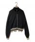Matin Kim（マーティン・キム）の古着「Spell Point Stripe Knit Cardigan」｜ブラック