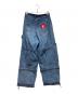 A BATHING APE (アベイシングエイプ) デニムカーゴパンツ ブルー サイズ:S：14000円