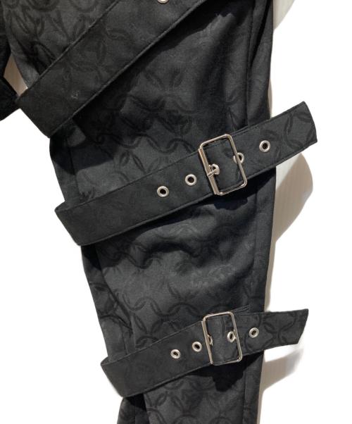 CHARLES JEFFREY LOVERBOY（チャールズ ジェフリー ラバーボーイ）CHARLES JEFFREY LOVERBOY (チャールズ ジェフリー ラバーボーイ) ボンテージパンツ ブラック サイズ:Mの古着・服飾アイテム