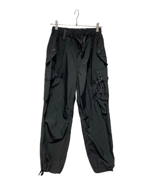 and wander（アンドワンダー）and wander (アンドワンダー) oversized cargo pants 2 ブラック サイズ:WSの古着・服飾アイテム
