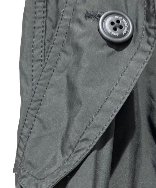and wander（アンドワンダー）and wander (アンドワンダー) oversized cargo pants 2 ブラック サイズ:WSの古着・服飾アイテム