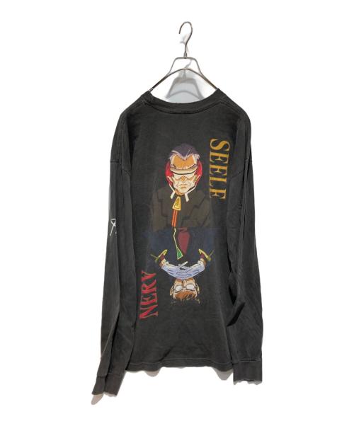 EVANGELION:95（エヴァンゲリオンキュウジュウゴ）EVANGELION:95 (エヴァンゲリオンキュウジュウゴ) ロングスリーブTシャツ ブラック サイズ:XLの古着・服飾アイテム