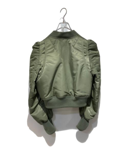 UNDERCOVER（アンダーカバー）UNDERCOVER (アンダーカバー) パワーショルダーMA-1 オリーブ サイズ:2の古着・服飾アイテム