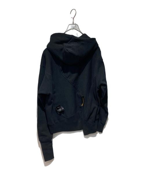 UNDERCOVER（アンダーカバー）UNDERCOVER (アンダーカバー) Champion (チャンピオン) 25aw REVERSE WEAVE ZIP HOODED SWEATSHIRT ブラック サイズ:Mの古着・服飾アイテム