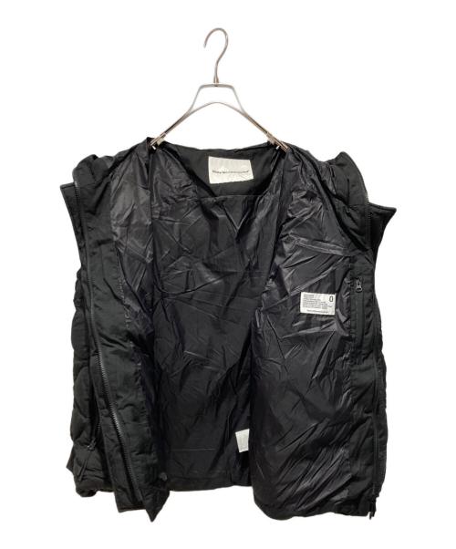 WHITE MOUNTAINEERING（ホワイトマウンテ二アニング）WHITE MOUNTAINEERING (ホワイトマウンテ二アニング) TAION (タイオン) QUILTING DOWN COAT ブラックの古着・服飾アイテム