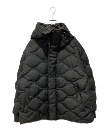 WHITE MOUNTAINEERING×TAION（ホワイトマウンテ二アニング×タイオン）の古着「QUILTING DOWN COAT」｜ブラック