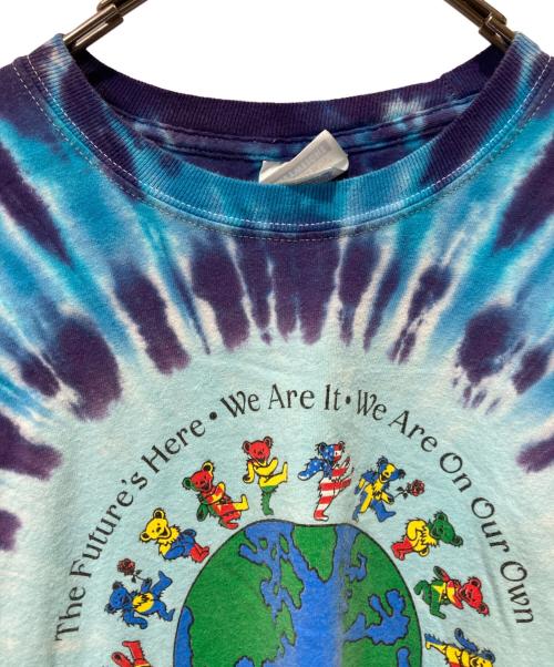 Hanes（ヘインズ）Hanes (ヘインズ) 90ｓバンドツアープリントTシャツ ブルー×パープル サイズ:Mの古着・服飾アイテム