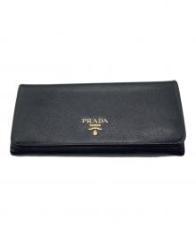 PRADA（プラダ）の古着「長財布」｜ブラック