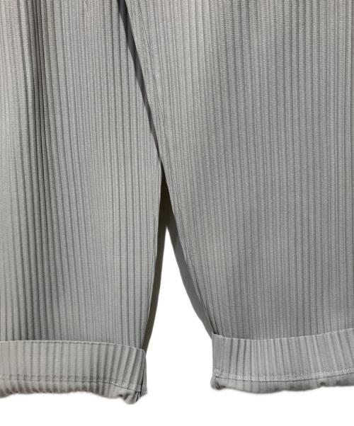HOMME PLISSE ISSEY MIYAKE（オム プリッセ イッセイ ミヤケ）HOMME PLISSE ISSEY MIYAKE (オム プリッセ イッセイ ミヤケ) プリーツパンツ グレー サイズ:2の古着・服飾アイテム