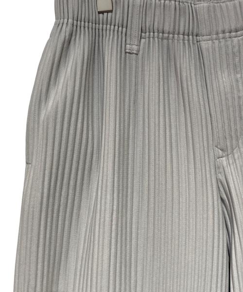 HOMME PLISSE ISSEY MIYAKE（オム プリッセ イッセイ ミヤケ）HOMME PLISSE ISSEY MIYAKE (オム プリッセ イッセイ ミヤケ) プリーツパンツ グレー サイズ:2の古着・服飾アイテム