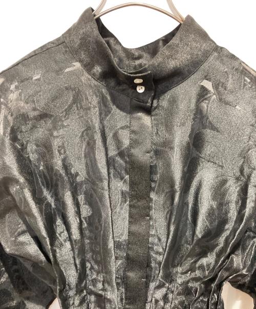 Ameri（アメリ）Ameri (アメリ) UND SHEER JACQUARD TUCK DRESS ブラック サイズ:Sの古着・服飾アイテム