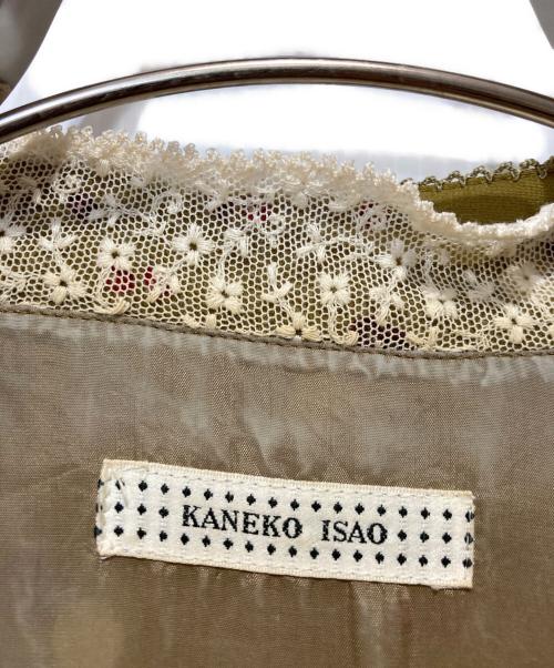 KANEKO ISAO（カネコ イサオ）KANEKO ISAO (カネコ イサオ) 総柄ワンピース グリーン×パープル サイズ: Freeの古着・服飾アイテム