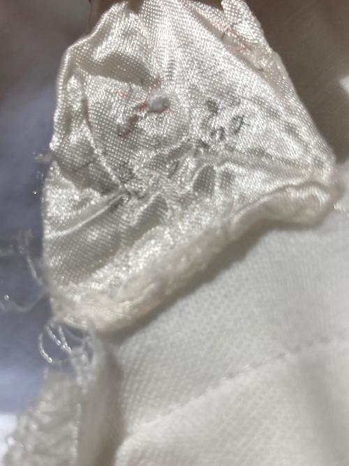 PINK HOUSE（ピンクハウス）PINK HOUSE (ピンクハウス) ワッペンデザインワンピース ホワイト サイズ:ＦＲＥＥの古着・服飾アイテム