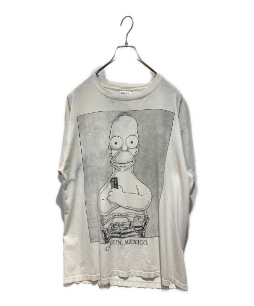 M&O（エムアンドオー）M&O (エムアンドオー) 半袖Tシャツ ホワイト サイズ:Ｌの古着・服飾アイテム