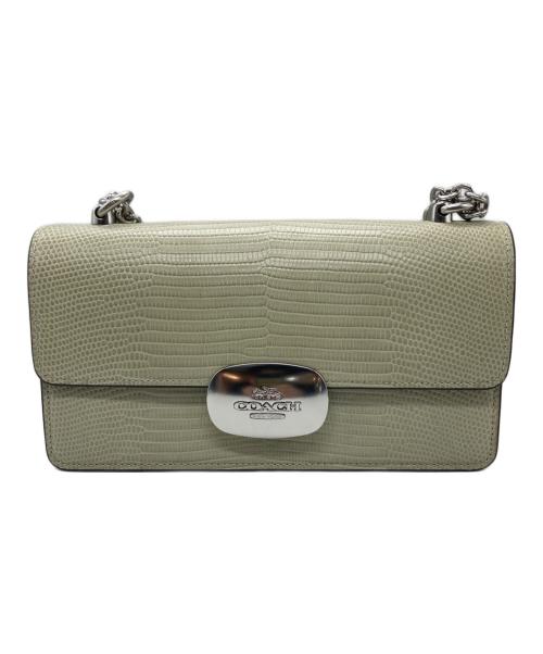 COACH（コーチ）COACH (コーチ) エライザ フラップ クロスボディ ベージュの古着・服飾アイテム
