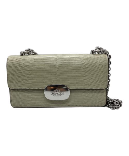COACH（コーチ）COACH (コーチ) エライザ フラップ クロスボディ ベージュの古着・服飾アイテム