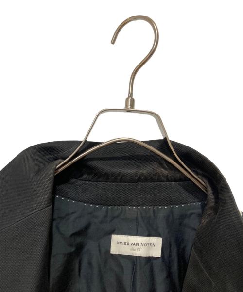 DRIES VAN NOTEN（ドリスヴァンノッテン）DRIES VAN NOTEN (ドリスヴァンノッテン) テーラードジャケット ブラック サイズ:46の古着・服飾アイテム
