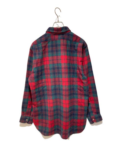 PENDLETON（ペンドルトン）PENDLETON (ペンドルトン) ウールチェックシャツ レッド サイズ:Lの古着・服飾アイテム